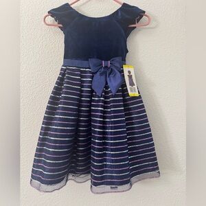 Jona Michelle Elegant Navy Dress
